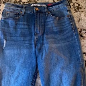 Straight leg skinny jeans